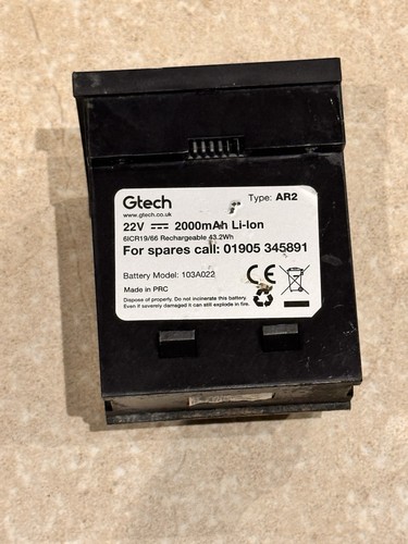 Gtech ar2 model 103a022 22v - 103a022,