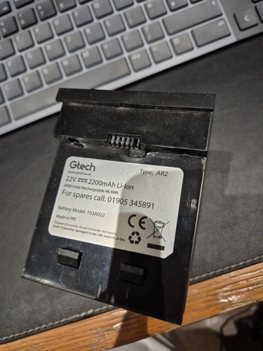 Faulty gtech ar2 battery - -,