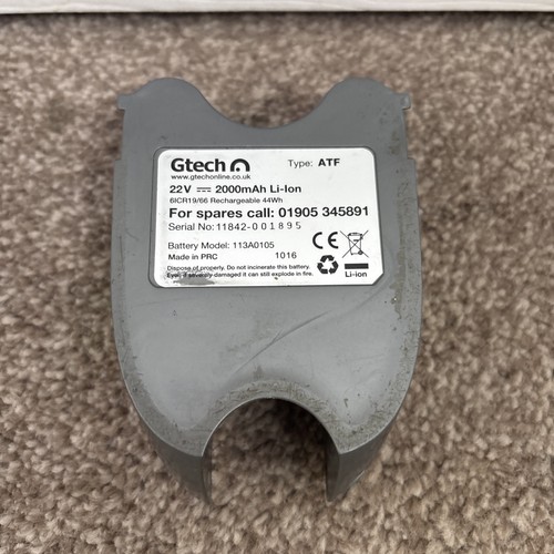 Genuine gtech 22v 2000mah - genuine,